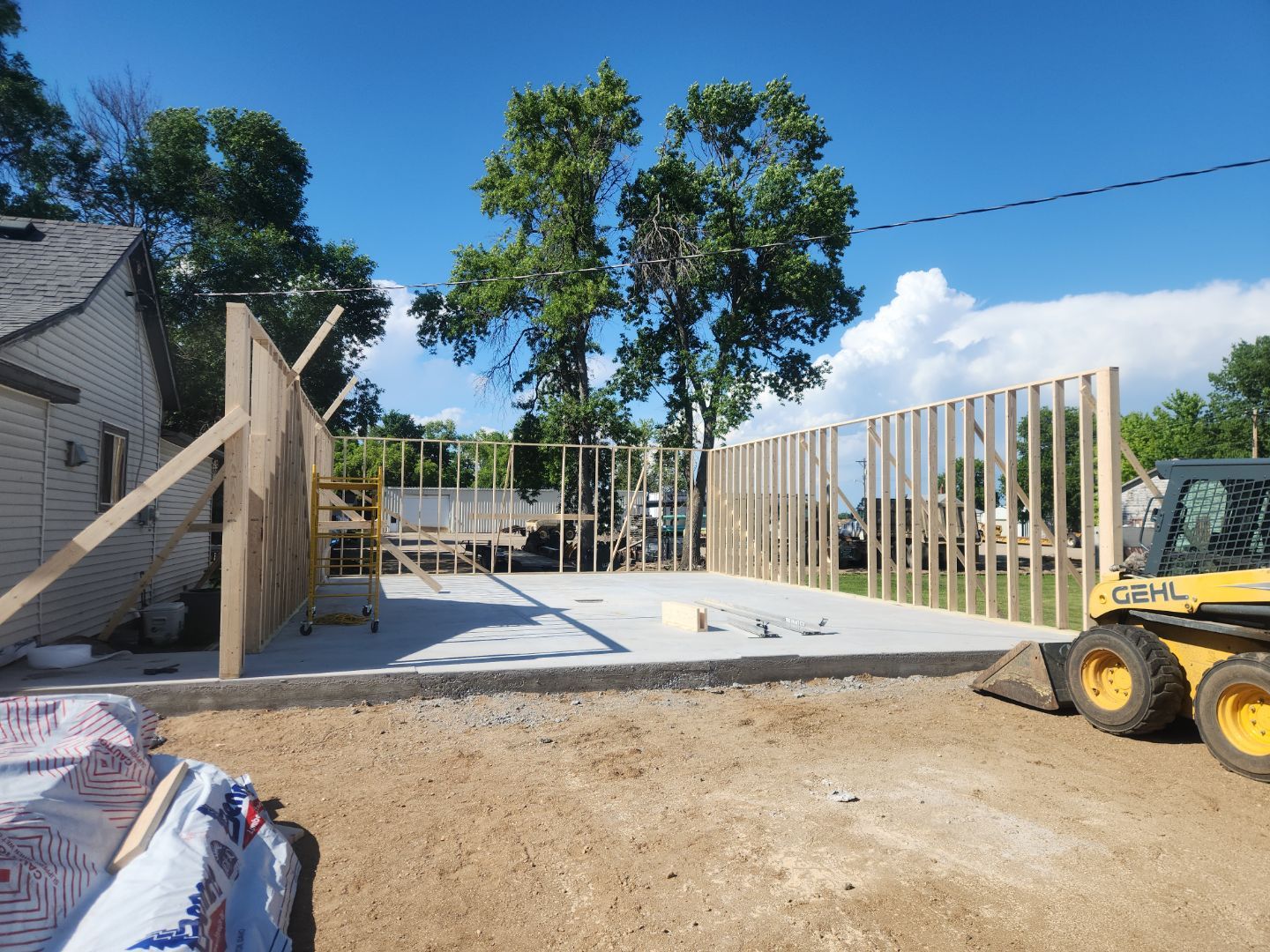 Garage addition by Homebound Construction