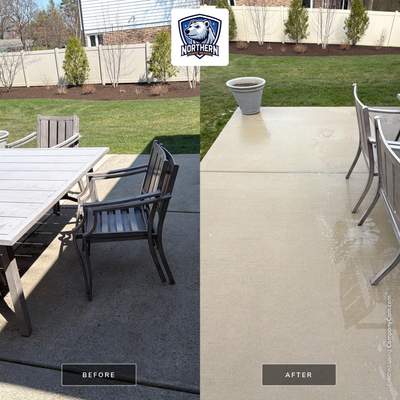 Concrete Patio Pressure Washing