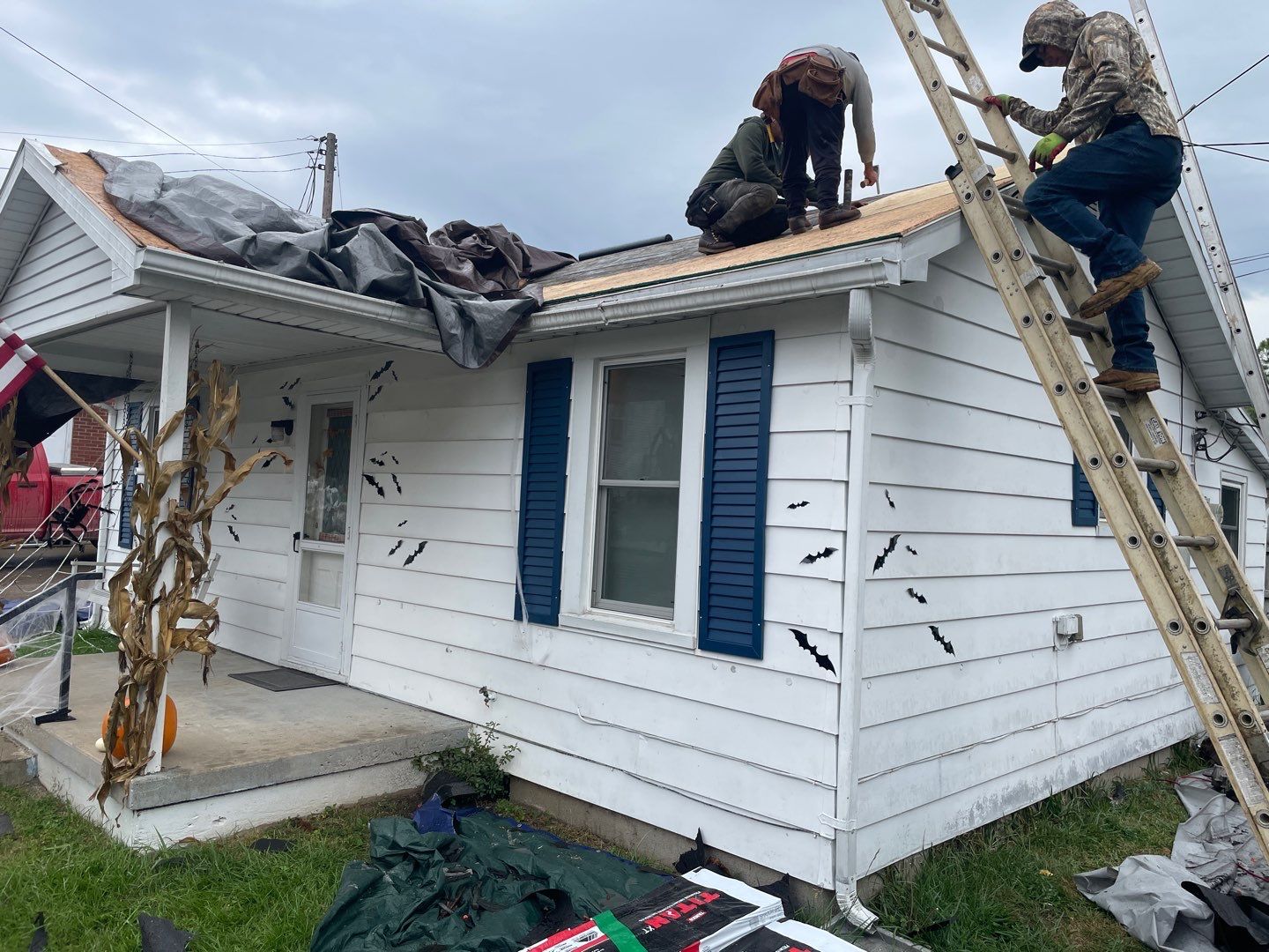 Residential Roofing Installation using Titan Thunderstorm Gray by Storm Contracting 