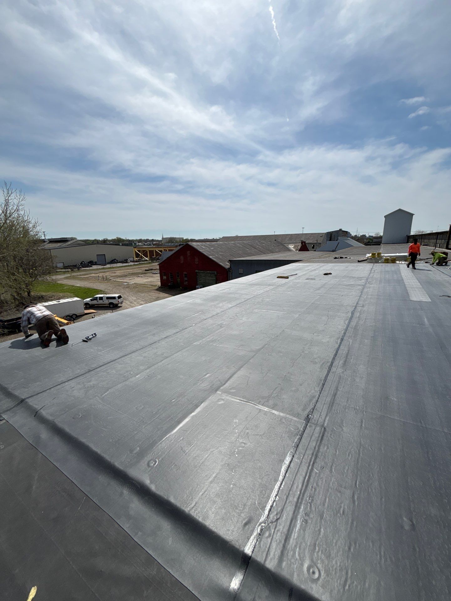 Dayton - EDPM Roof Repair by Nitro Roofing and Construction