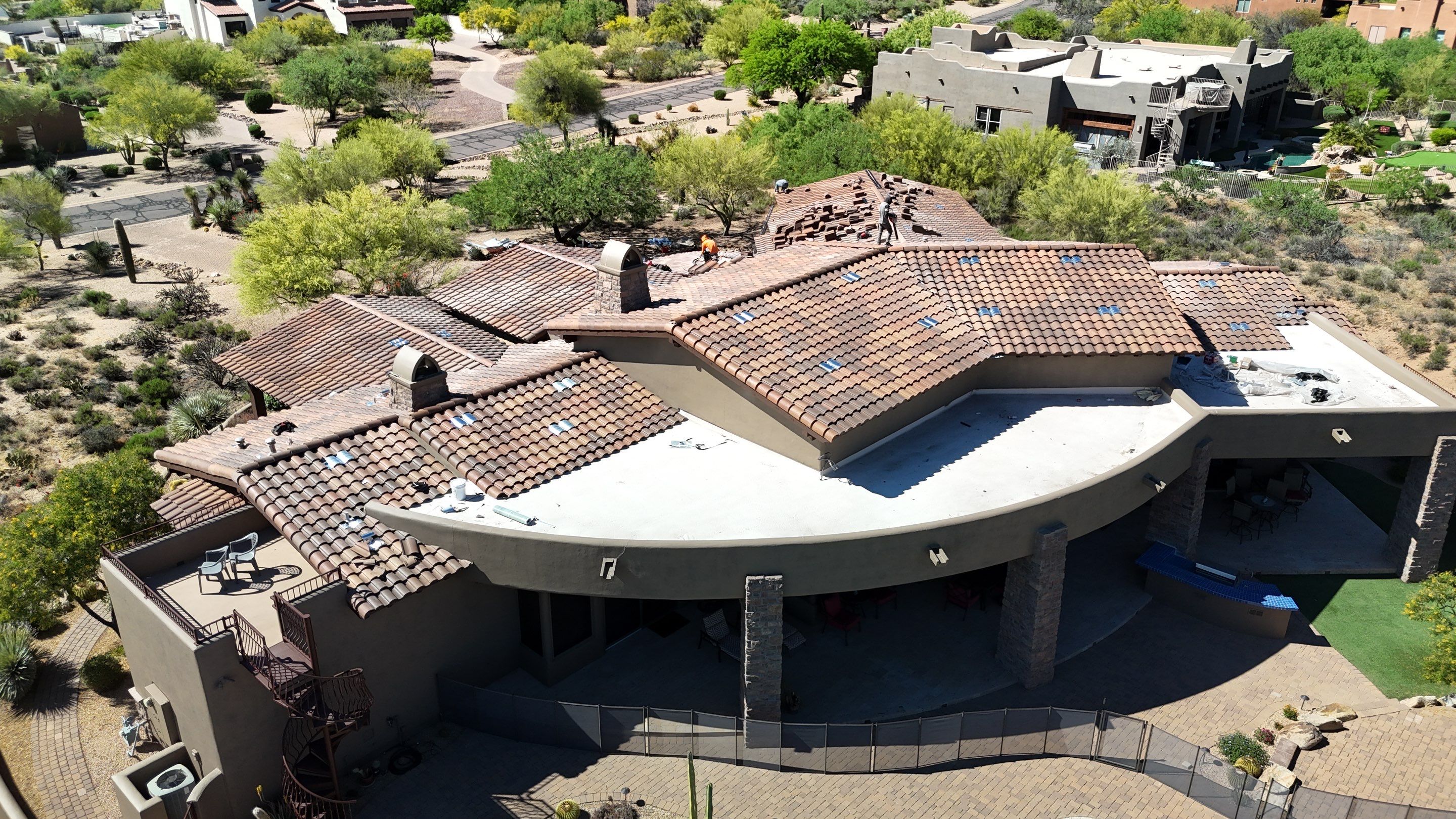 Project in Scottsdale by Saint Roofing