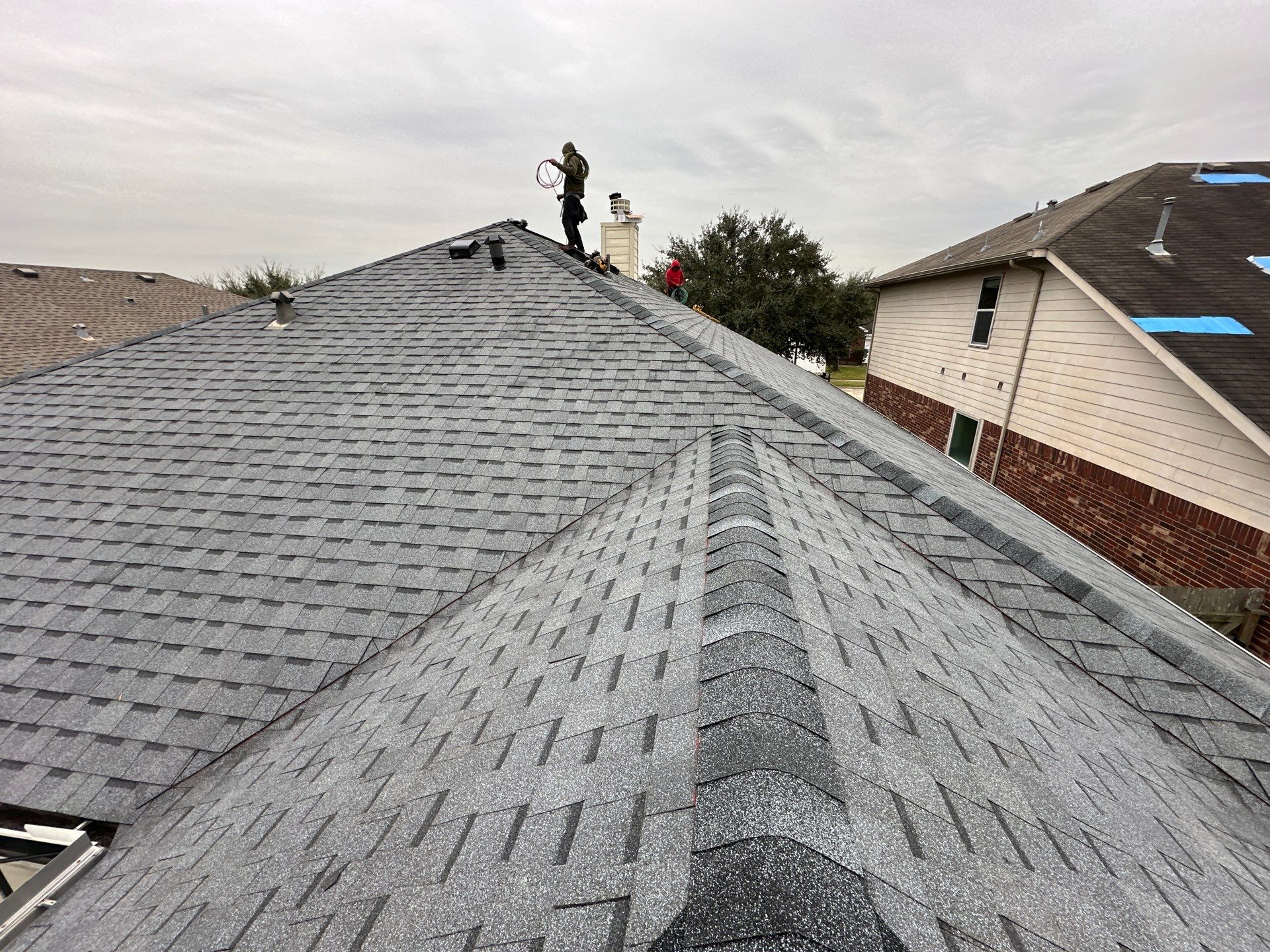 Project in Houston by Motion Roofing