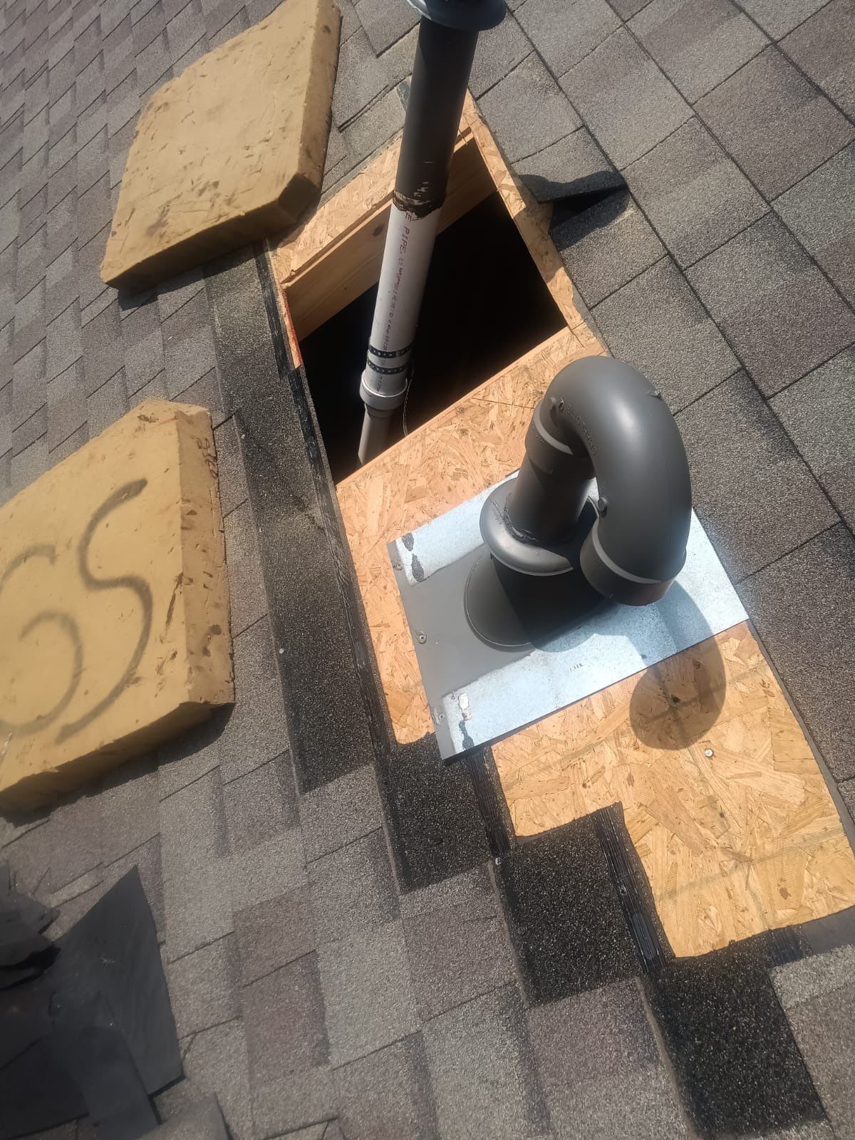 Hail Damage using Owen's Corning Duration (Lifetime) Shingles by Roof Repair Services LLC
