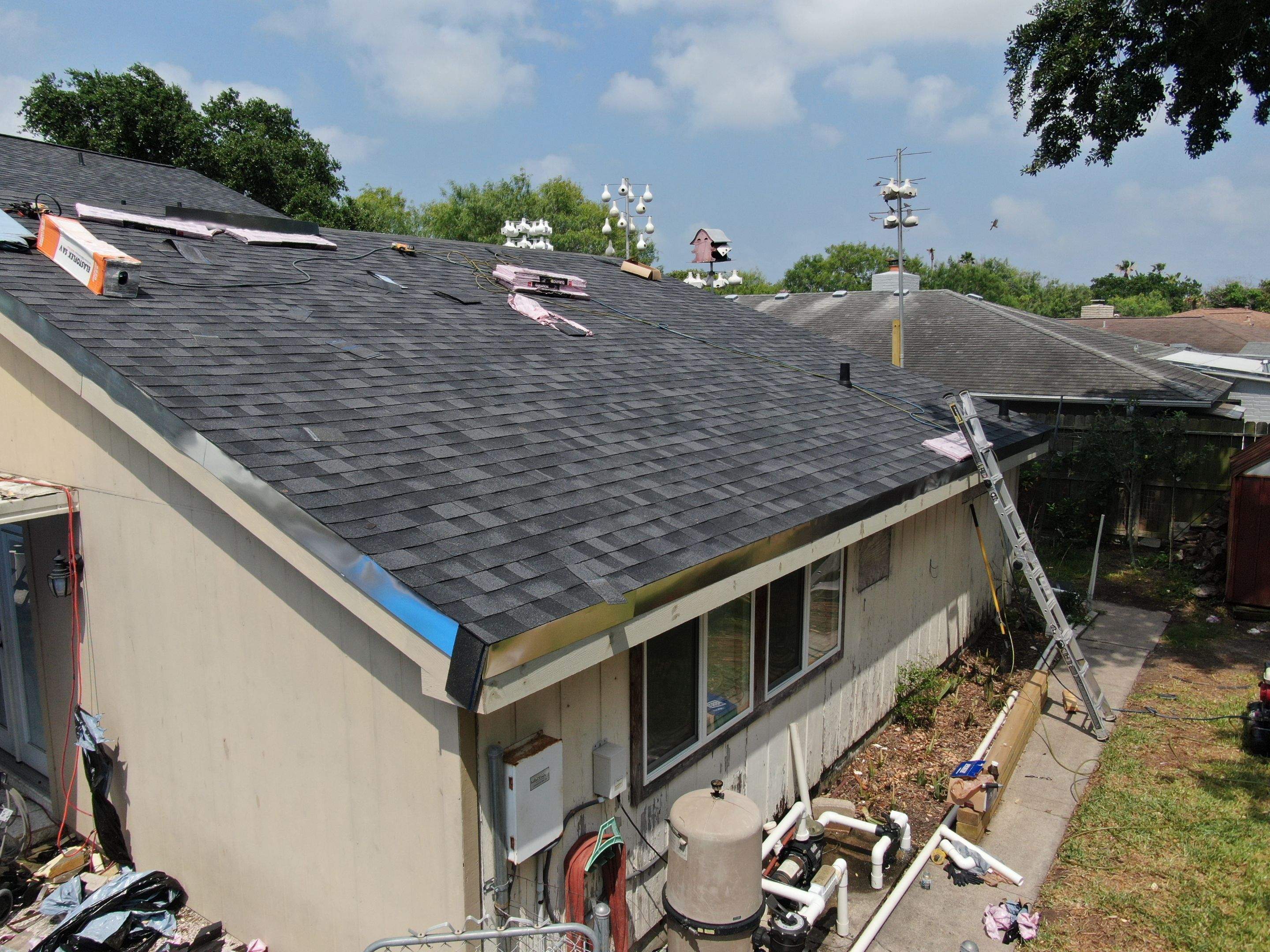 Its to Hot! Insulate this roof by Bayfront Roofing and Construction