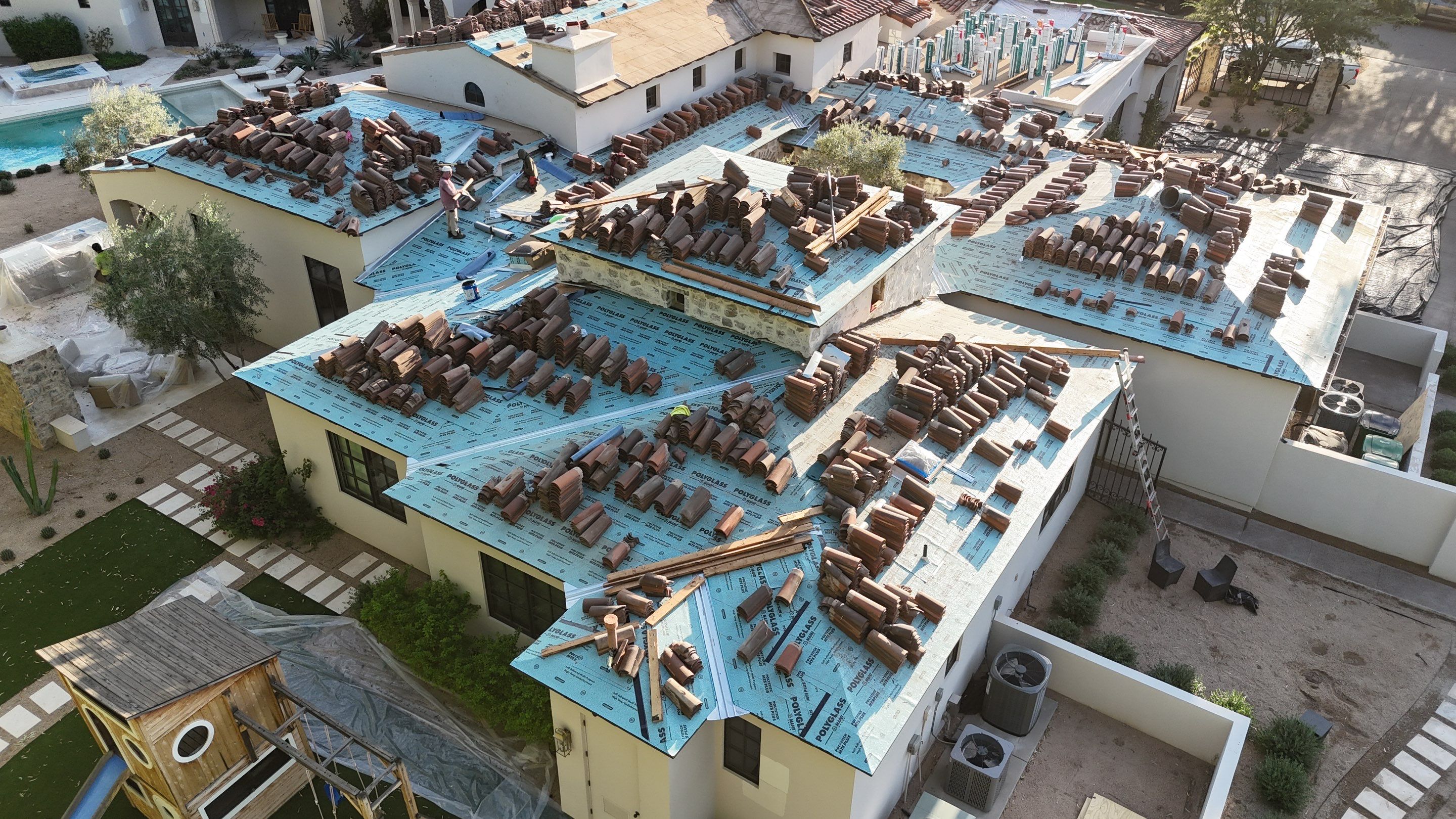 Project in Paradise Valley, AZ by Saint Roofing