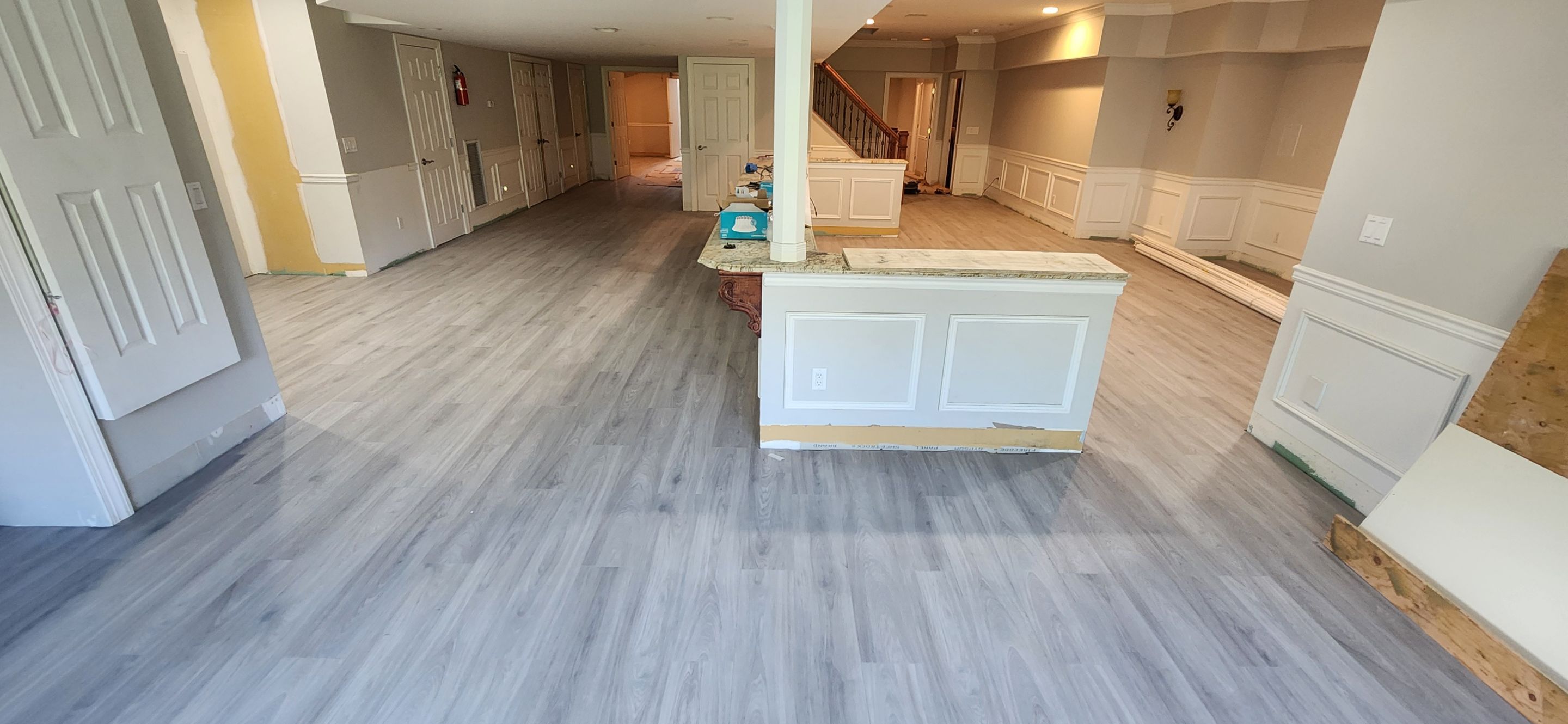 Large Format Tile Installation by Footprints Floors Morristown