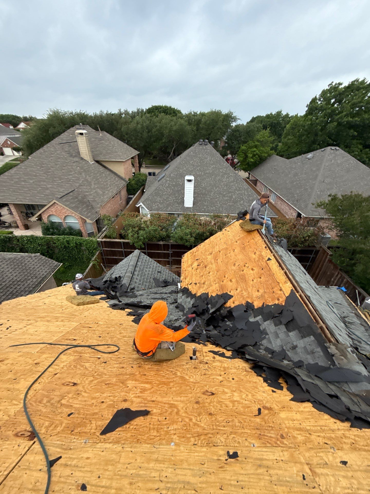 Residential Roof Replacement using GAF HDZ - Weathered Wood by Elite Roofing LLC