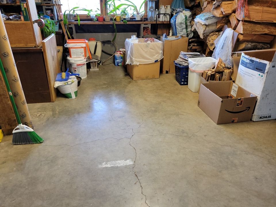 Basement Transformation using Pebble Beach by Croc Coatings, LLC