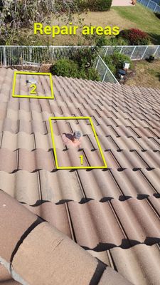 Concrete Tile Roof Repair using Concrete Roof Tile