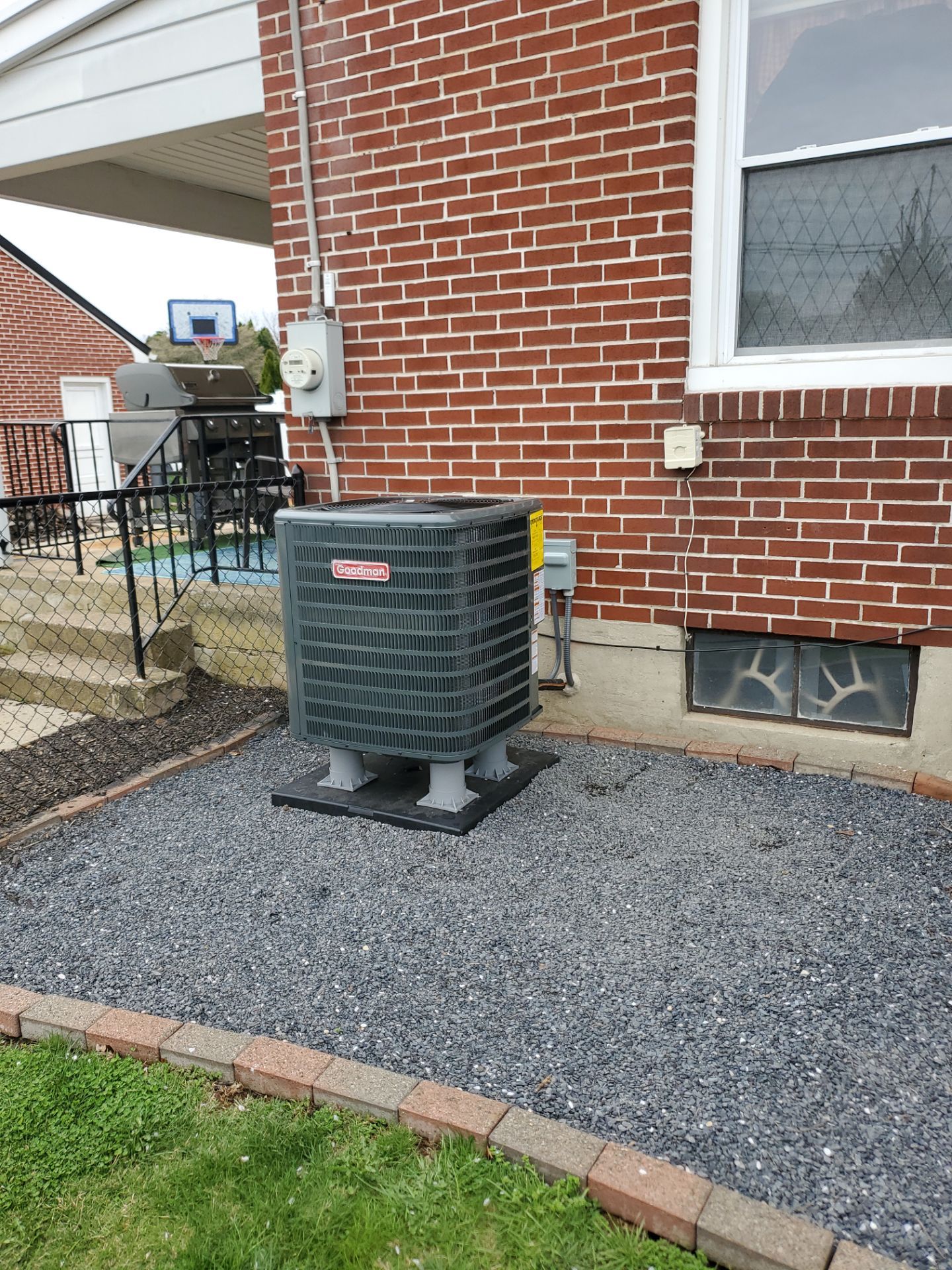 Central Air replacement by V.Y. services co