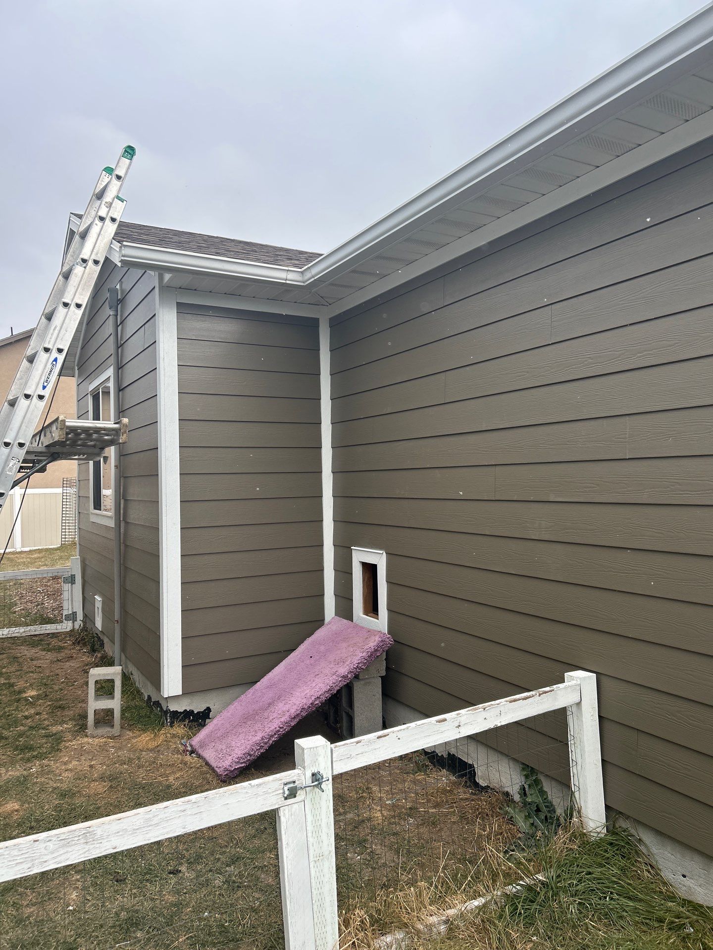 Orem | Complete Fiber Cement Upgrade | Timber Bark & Arctic White by Ideal Siding Utah