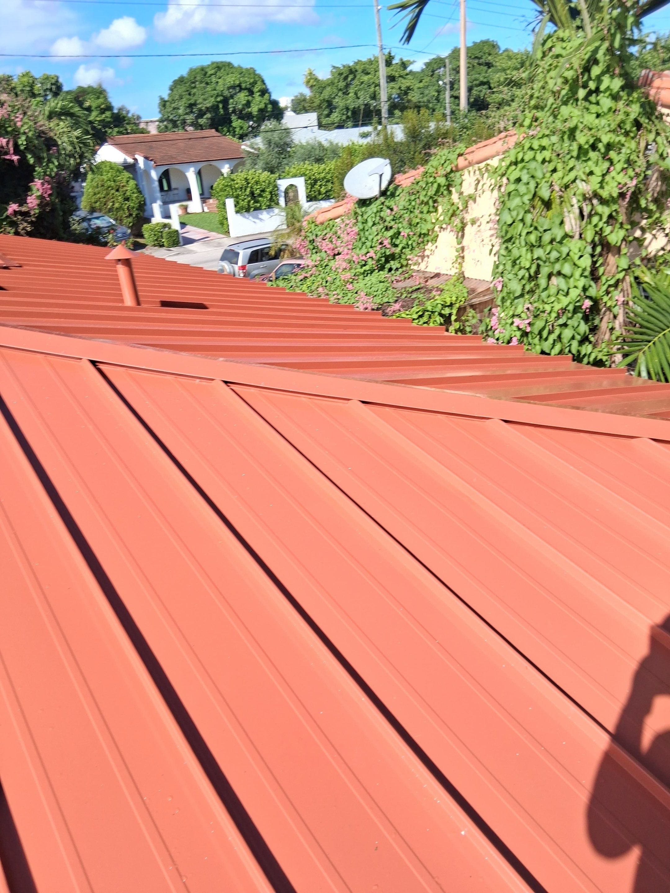 Metal Roof - Galvalume - Terracotta by Istueta Roofing