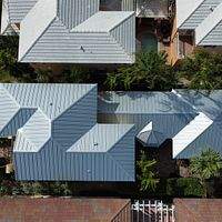 .032 Aluminum 1.5" Mechanical Seam Silver Metallic by Total Roofing System The Metal Roof Experts