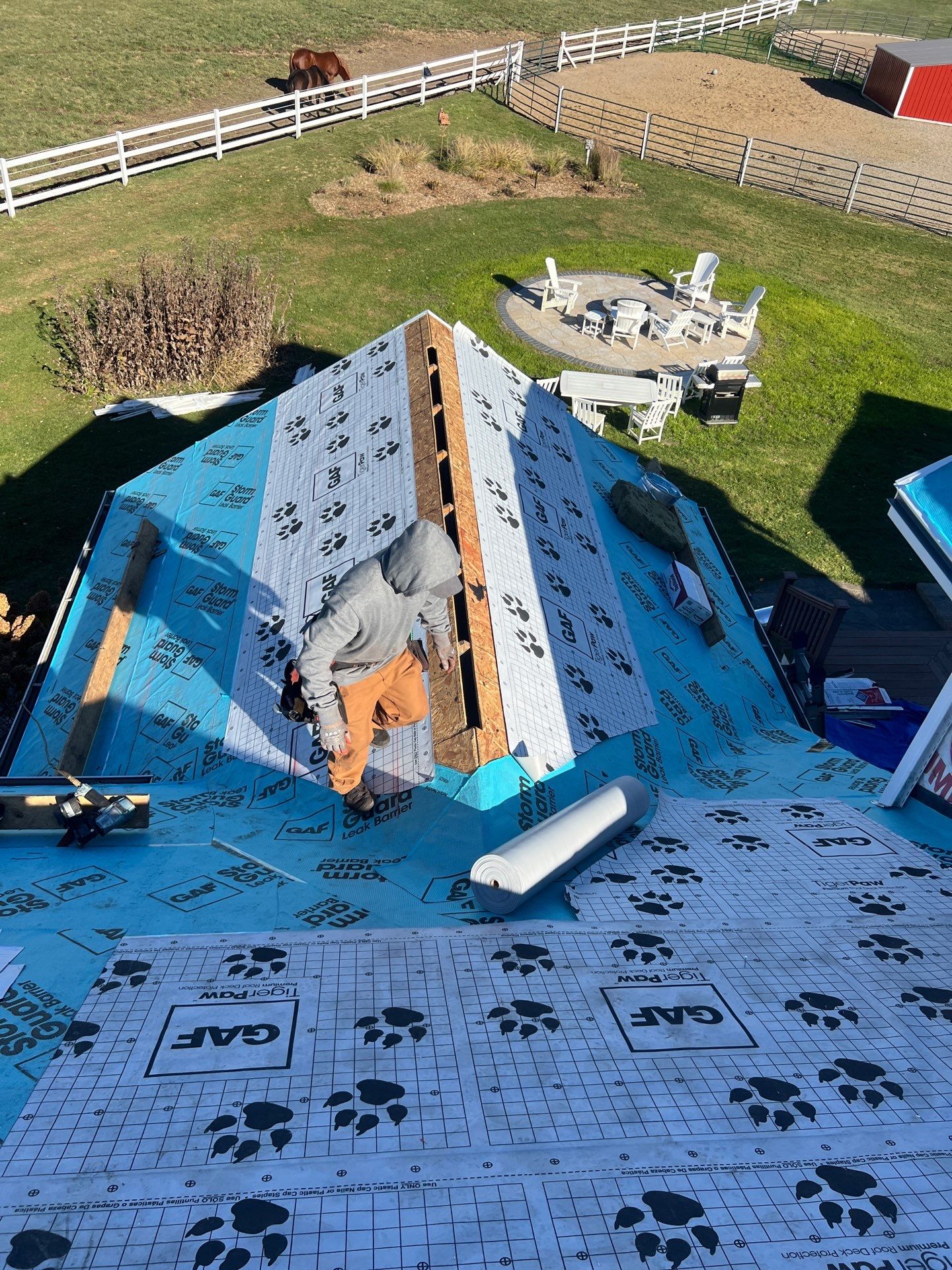Residential Roofing Replacement with Multiple Skylights in Mason, Michigan by Acme Exteriors