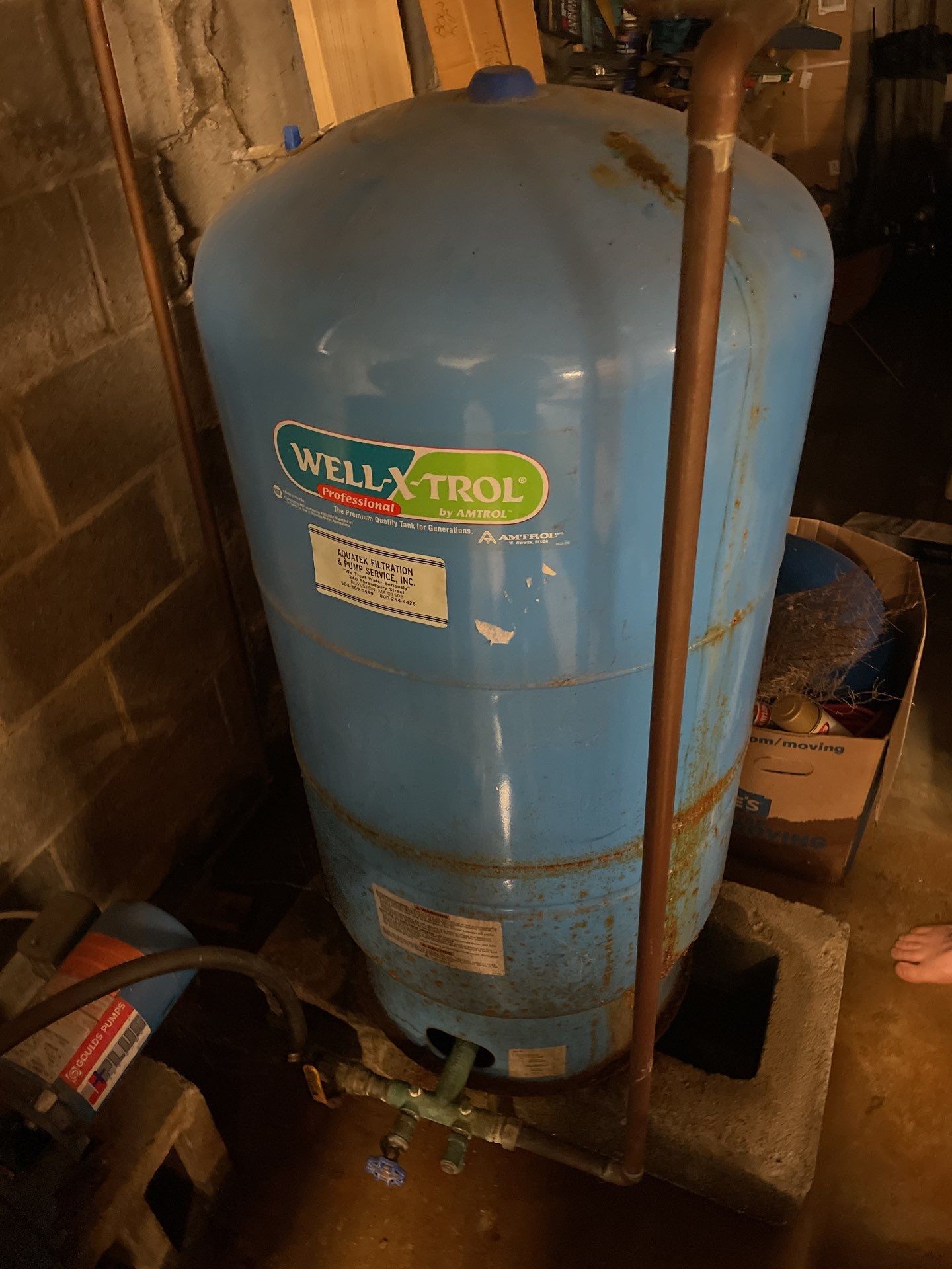 Well Tank Replacement by Stake Plumbing and Heating