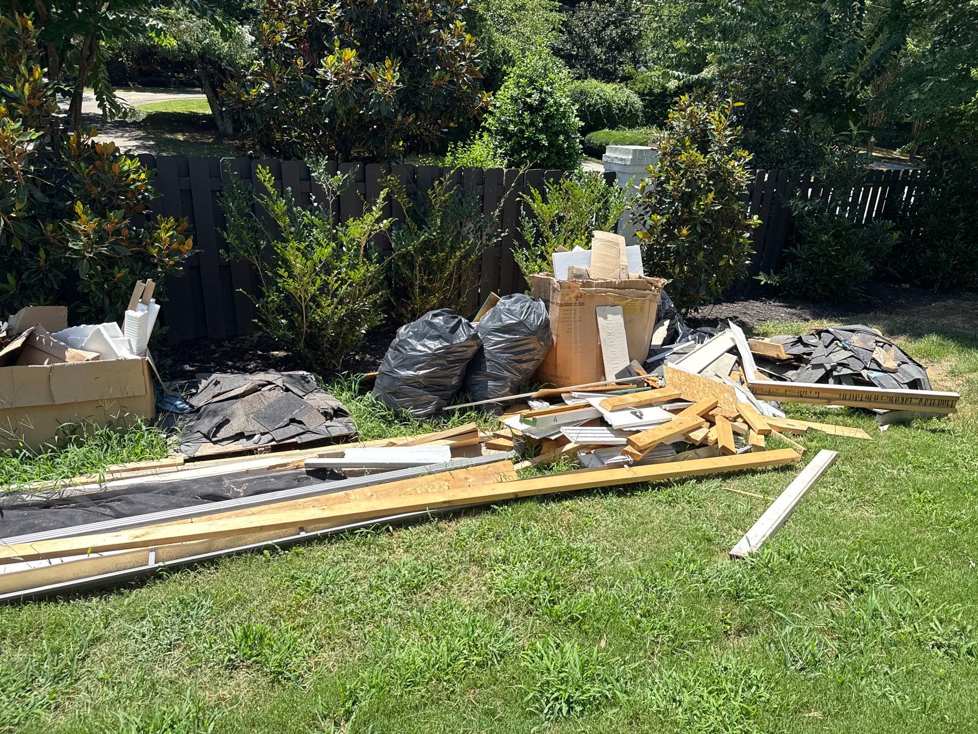 Project in Charlotte by Badger Hauling