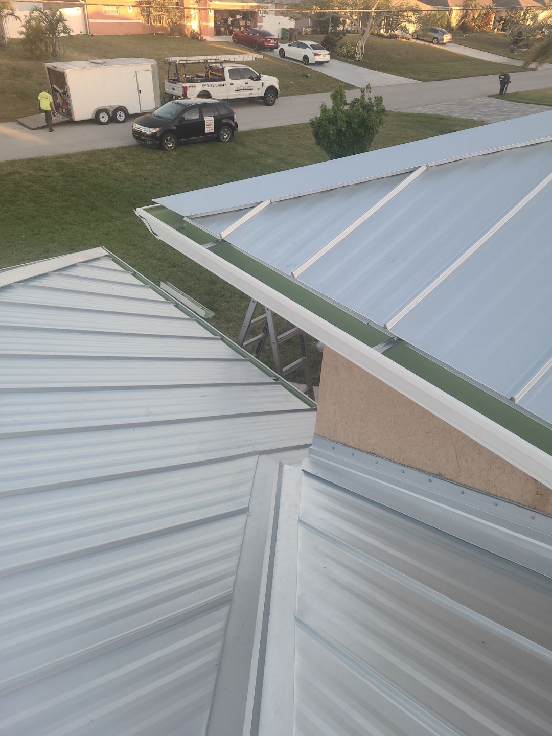 Residential Roofing Installation using Tri County Metal by 1st Class Roofing, Inc. 