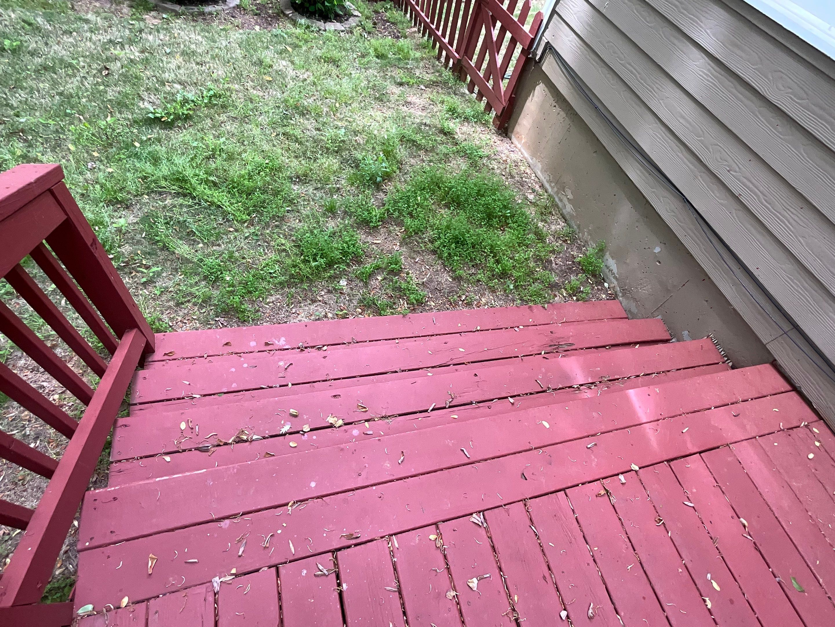 Wooden Deck Structural Repair and Staircase Replacement in Kennesaw by Swift Home Renovations