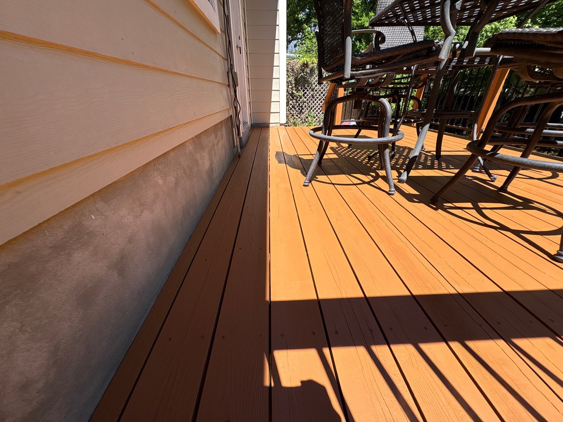 Back Deck Repainting Project in Austin, TX by Kstylez Roofing & Construction