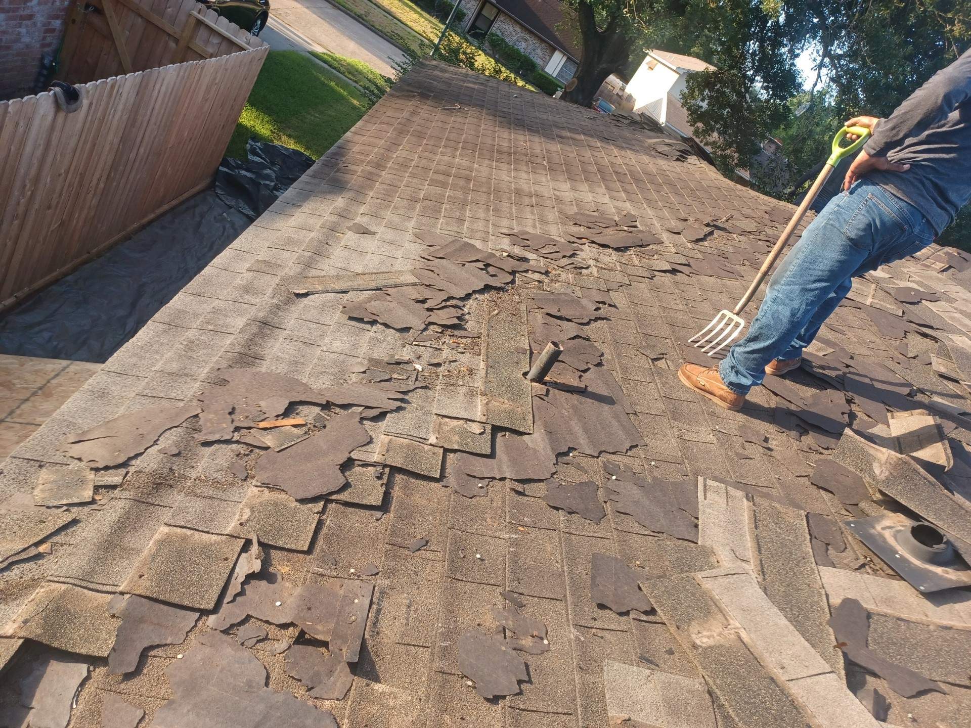 Tear-Off to Finish: IKO Charcoal Gray Roof — Houston, TX by PL Roofing & SB Roofing, LLC.