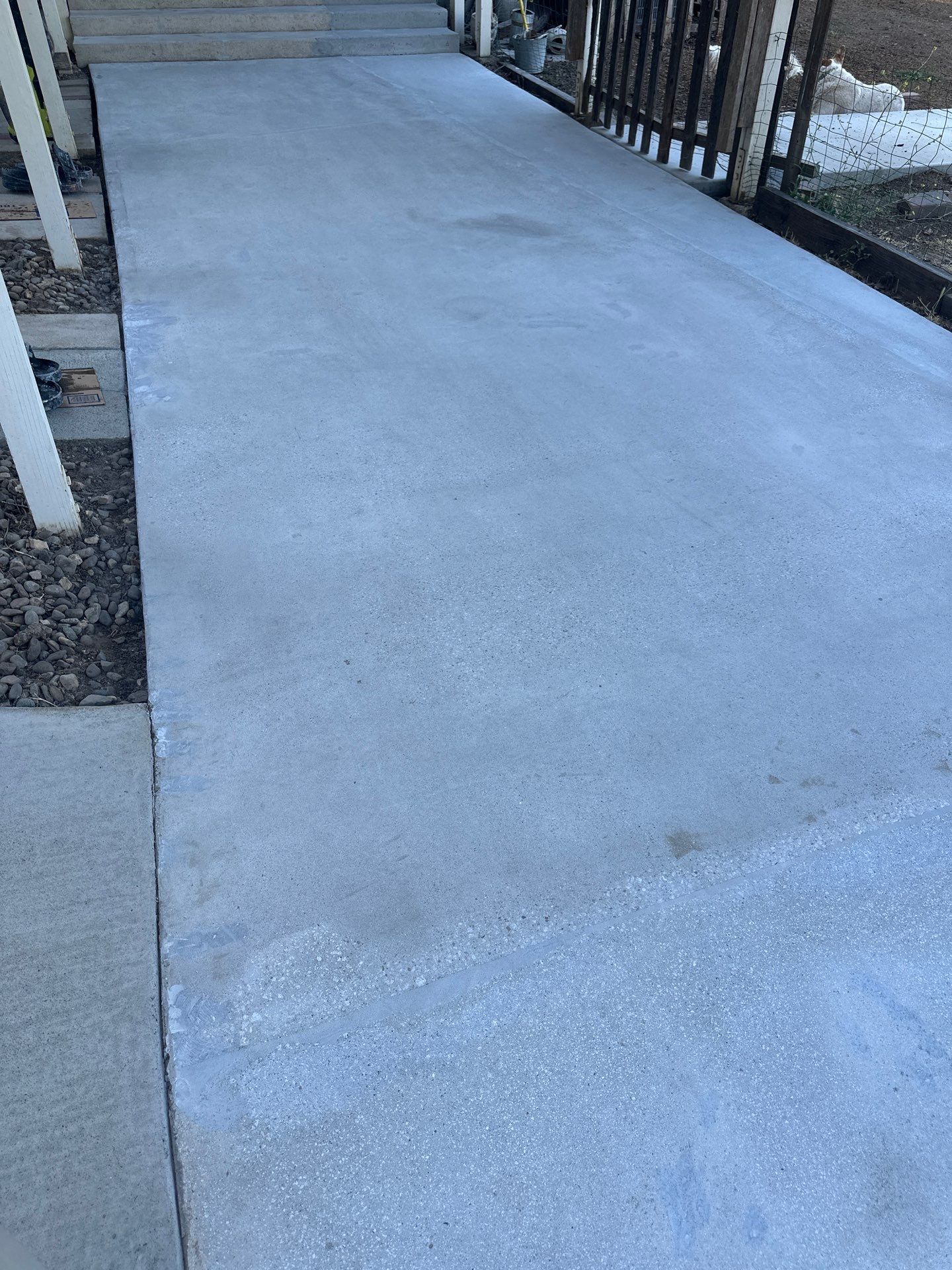 Obsidian Polyurea Coating for Atascadero Porch and Steps by MGP Coatings