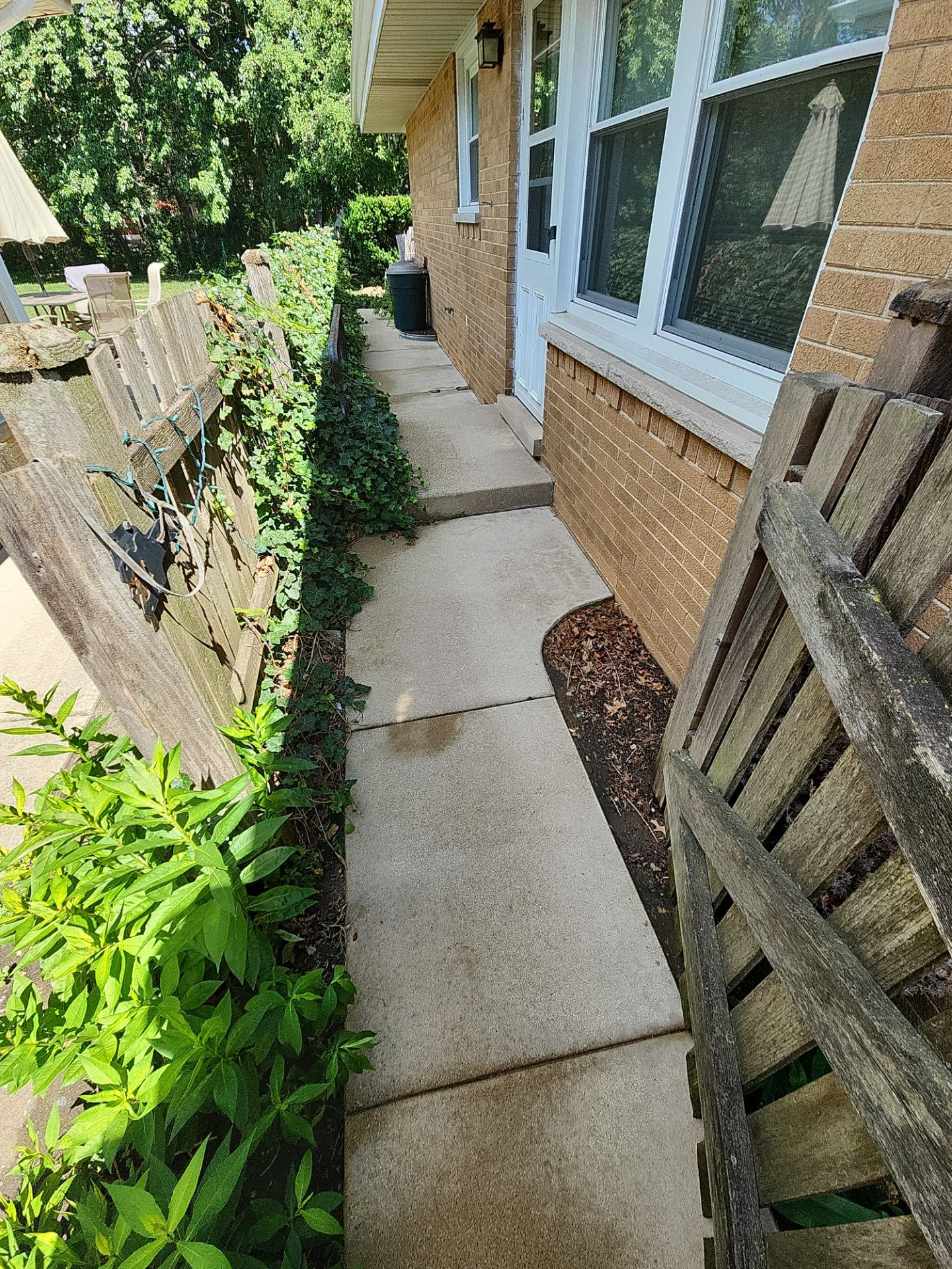 Brick paver cleaning  by Northern Power Washing LLC.