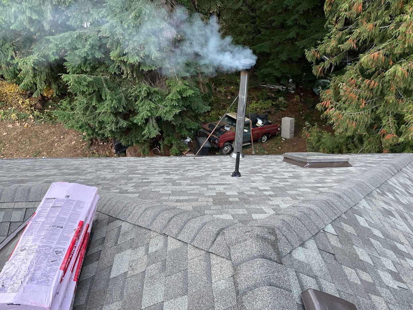 Residential Roofing Installation using OC Oakridge shingles by Top Notch Roofing Inc