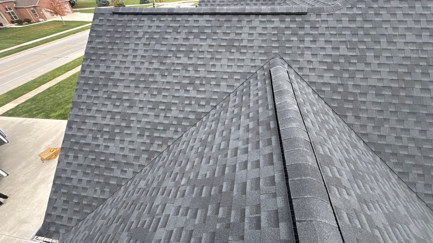 Residential Roofing Installation using GAF Timberline HDZ Charcoal by Nitro Roofing and Construction
