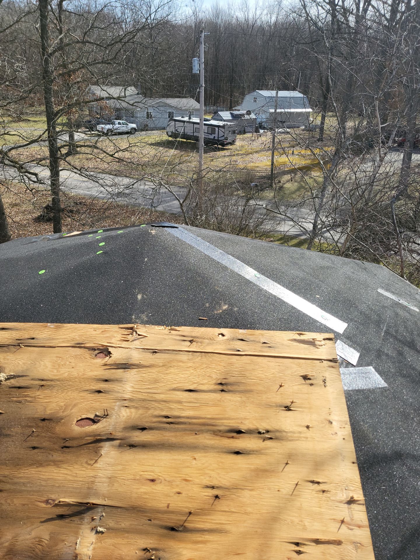 Atlas Pinnacle, Color, Burnt Hickory, Drip Edge, Color, Royal Brown by Eagle Eye Roofing