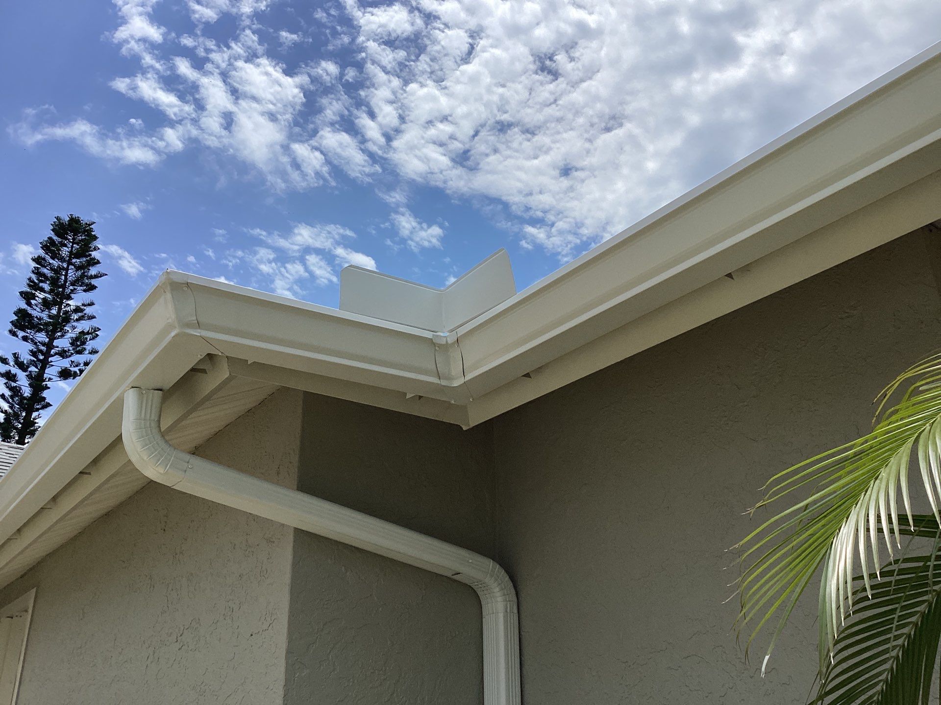 Gutter Installation Project in Estero FL by Gutter Professors