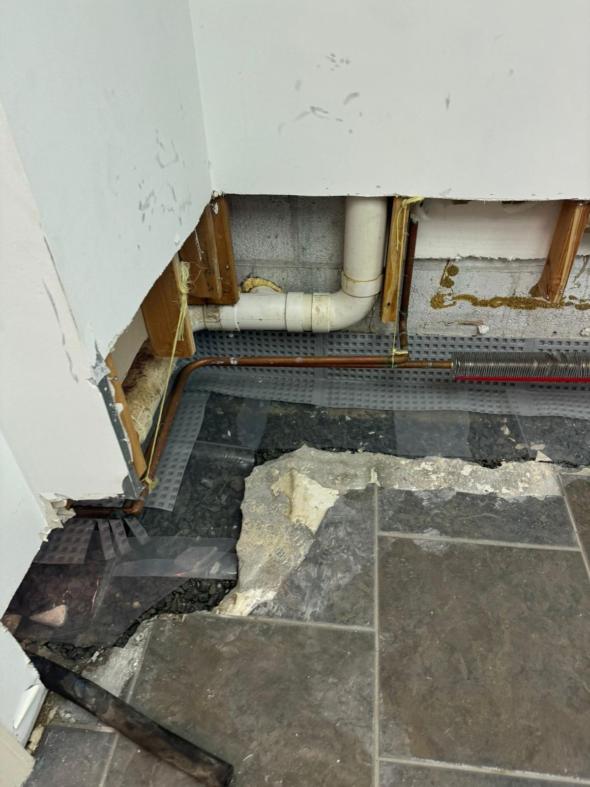 Interior French Drain Basking Ridge NJ by Pure Service Pro, LLC 