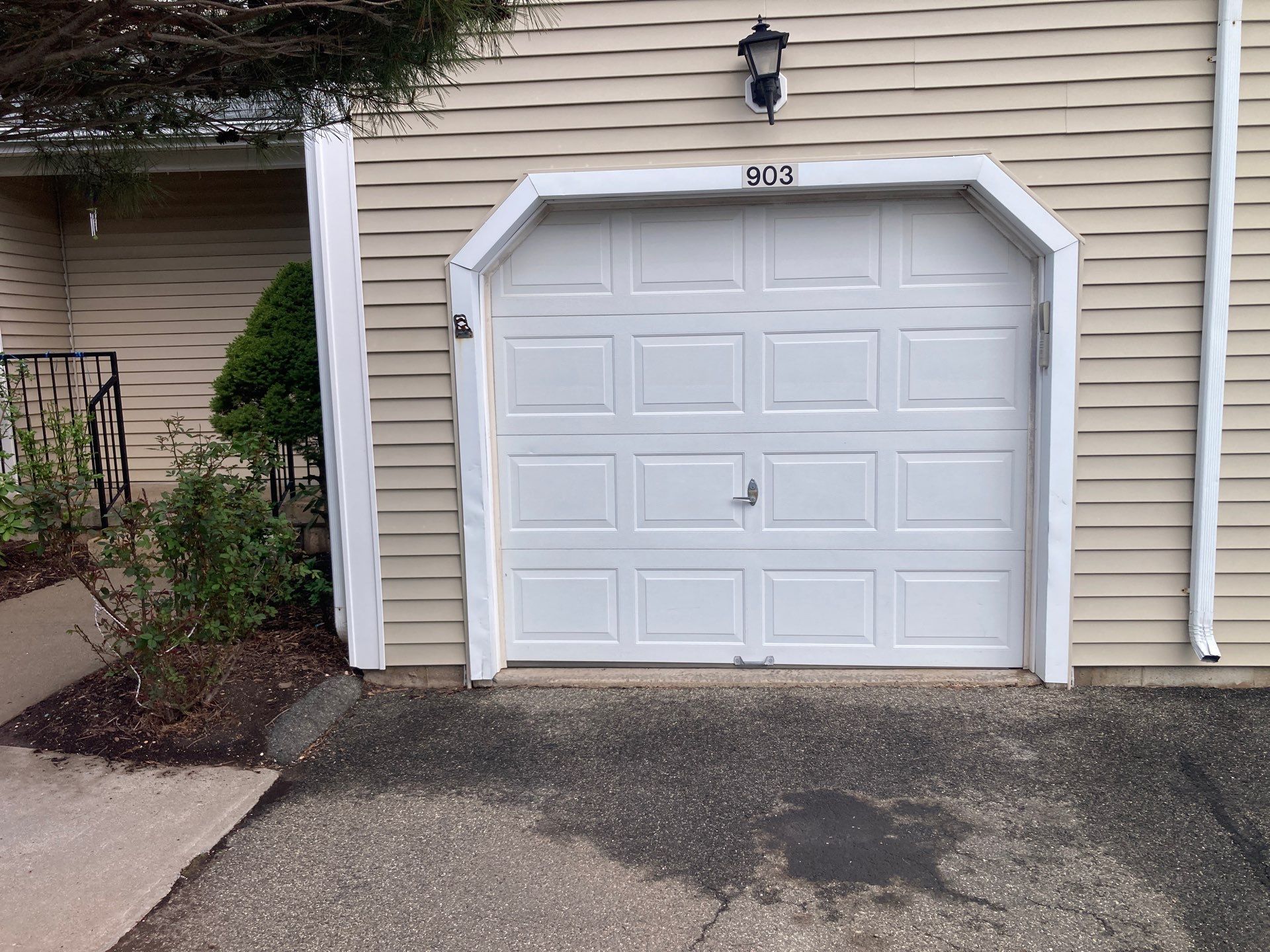 Garage Door Installation using Amarr Lincoln garage door by DiGiorgi Roofing and Siding Inc