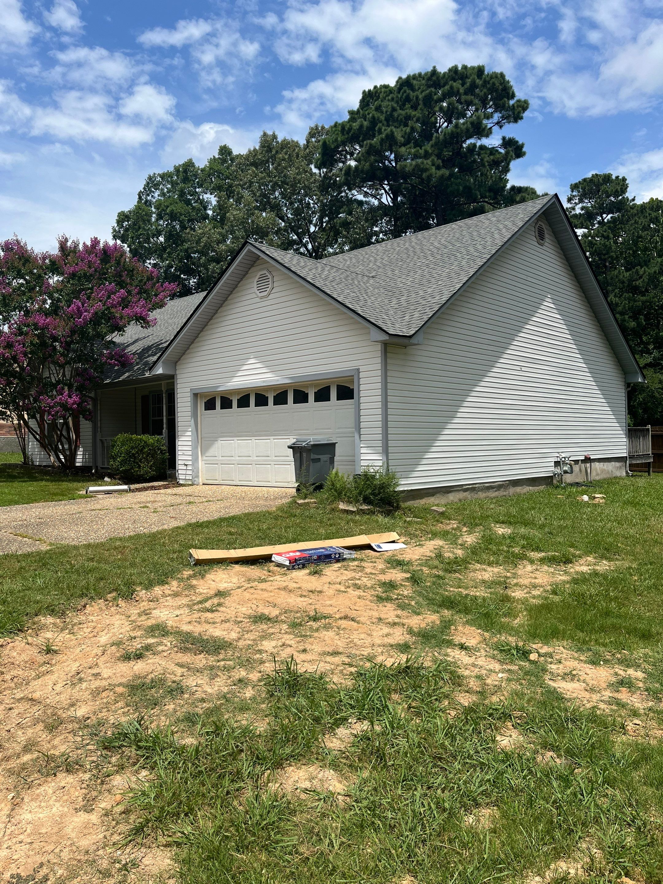 Benton Roof Replacement Featuring GAF Timberline HDZ Shingles by Temple Roofing and Exteriors