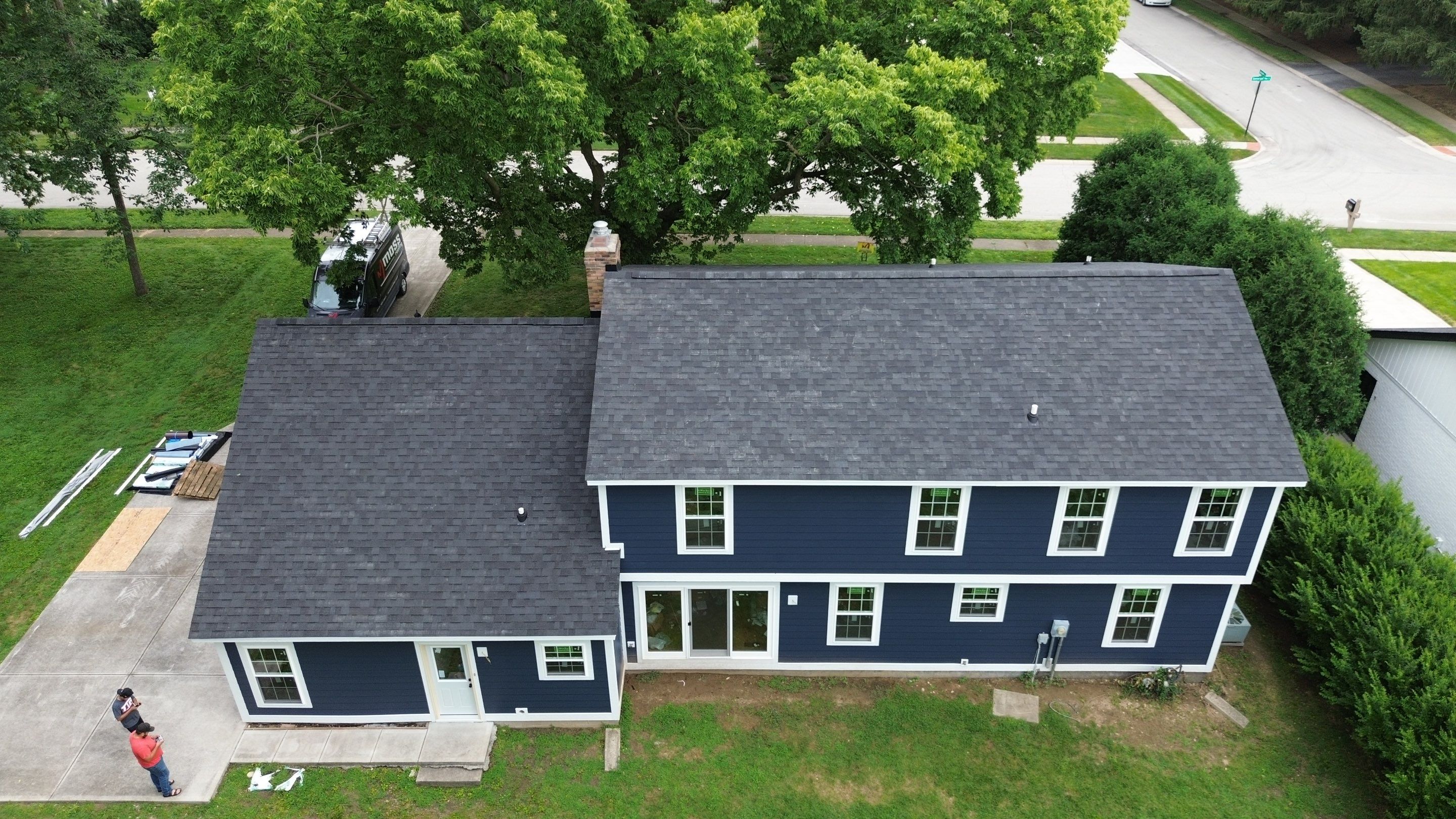 Project in Carmel by Moss Roofing