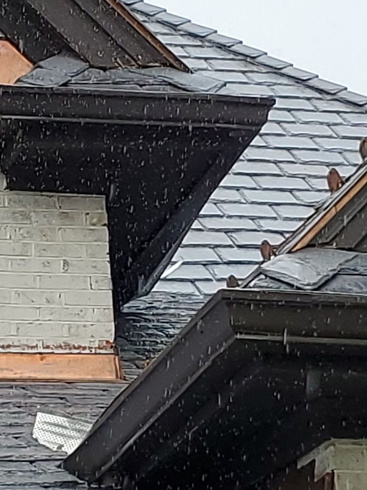 DaVinci Slate Roof Installation in Hinsdale by Custom Installations