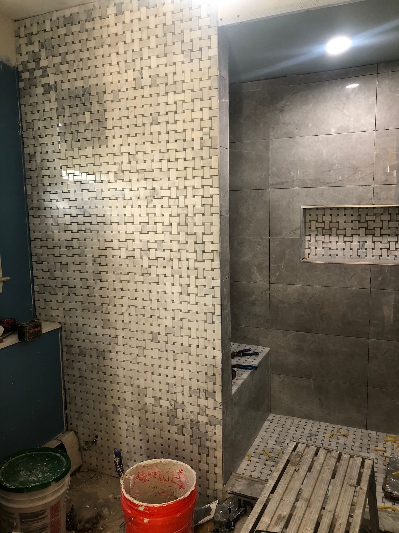 Bathroom Remodel using Tile by Home Concepts Construction