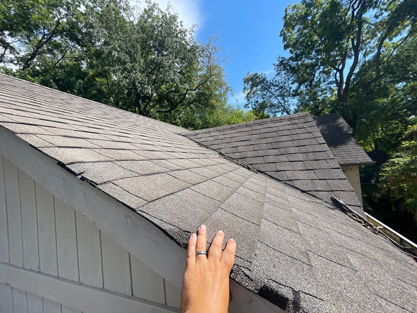 Seabreeze Roof Replacement, Exterior Siding and trim repairs and paint by 317 Roofing & Restorations