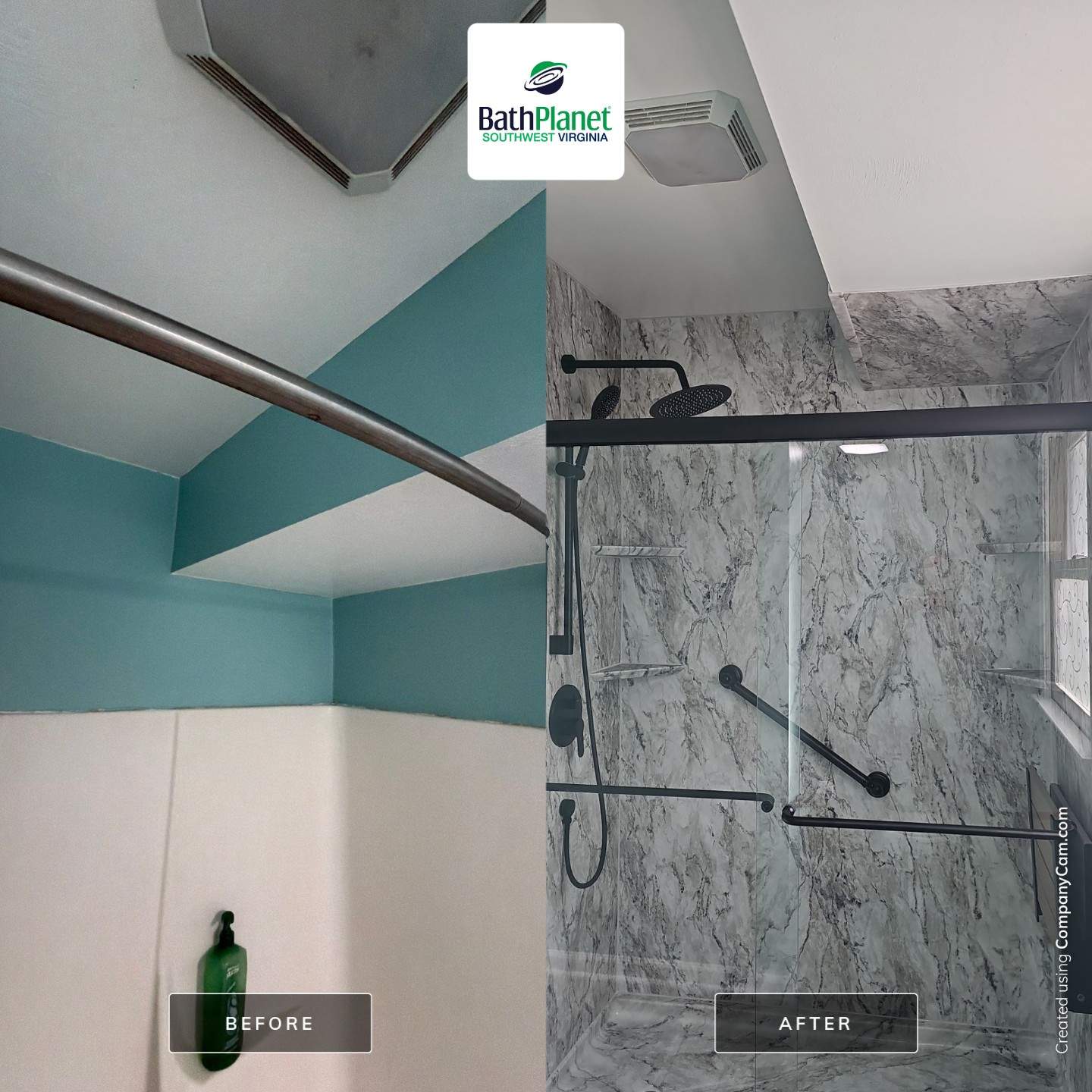 Tub to Shower by BathPlanet SW Virginia