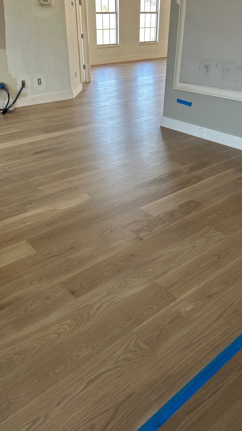 New hardwood floors for an office building by Footprints Floors of Nashville