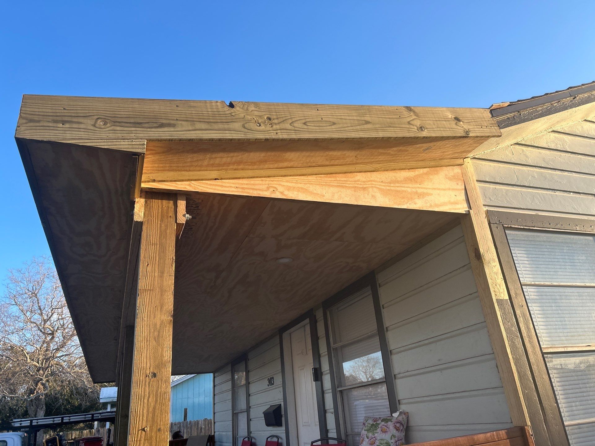 Over Engineered Patio by Bayfront Roofing and Construction