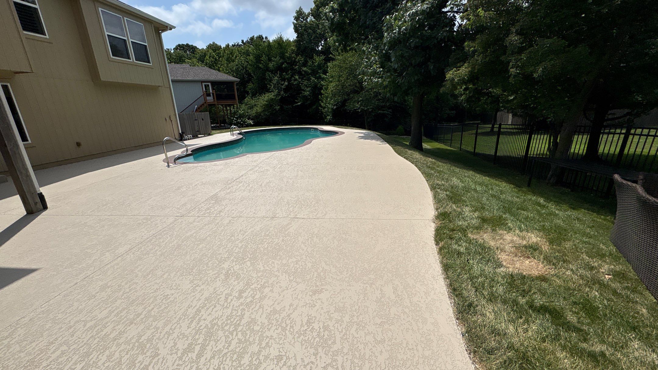 Pool Deck Refresh- Kansas City, MO by Big Red Decorative Concrete, LLC