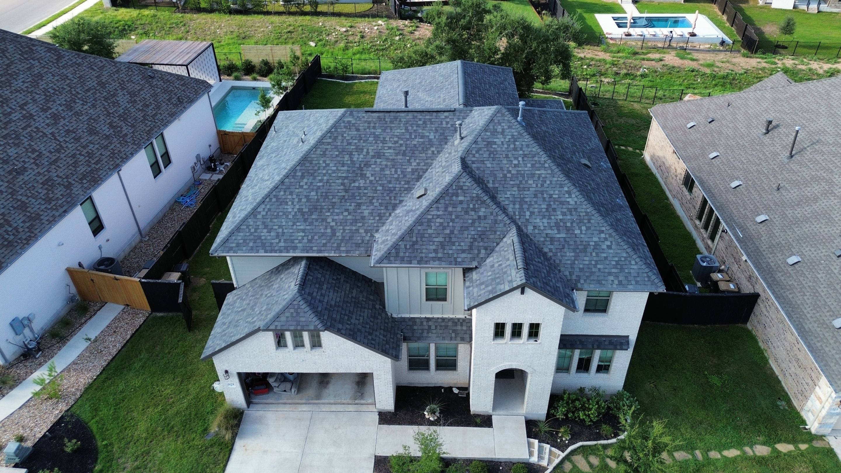 Roof Replacement using Owens Corning Duration Estate Gray by Honeydew Roofing