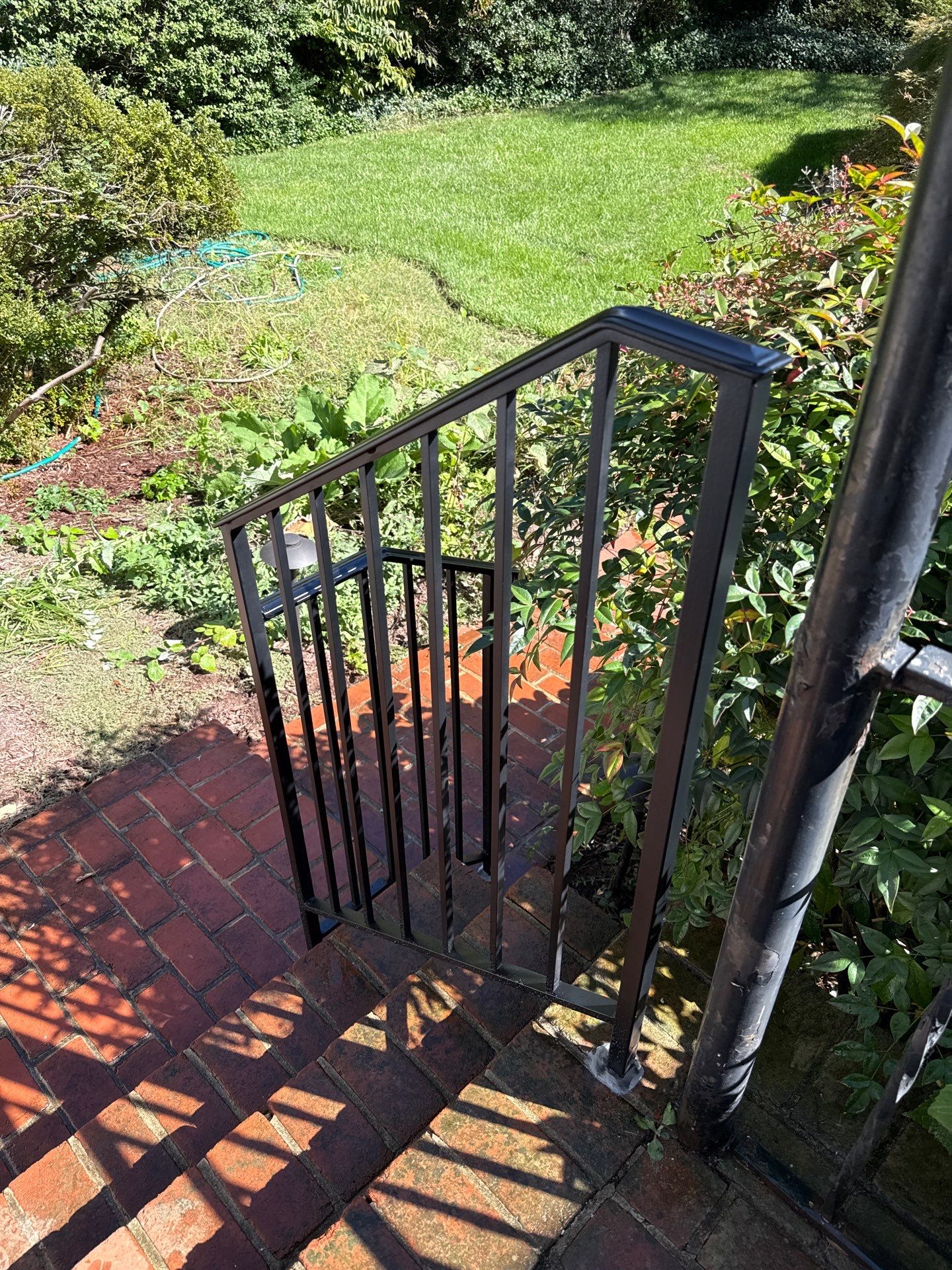 Traditional Iron Stair Railing Extension - Falls Church, VA by Capitol Iron Works