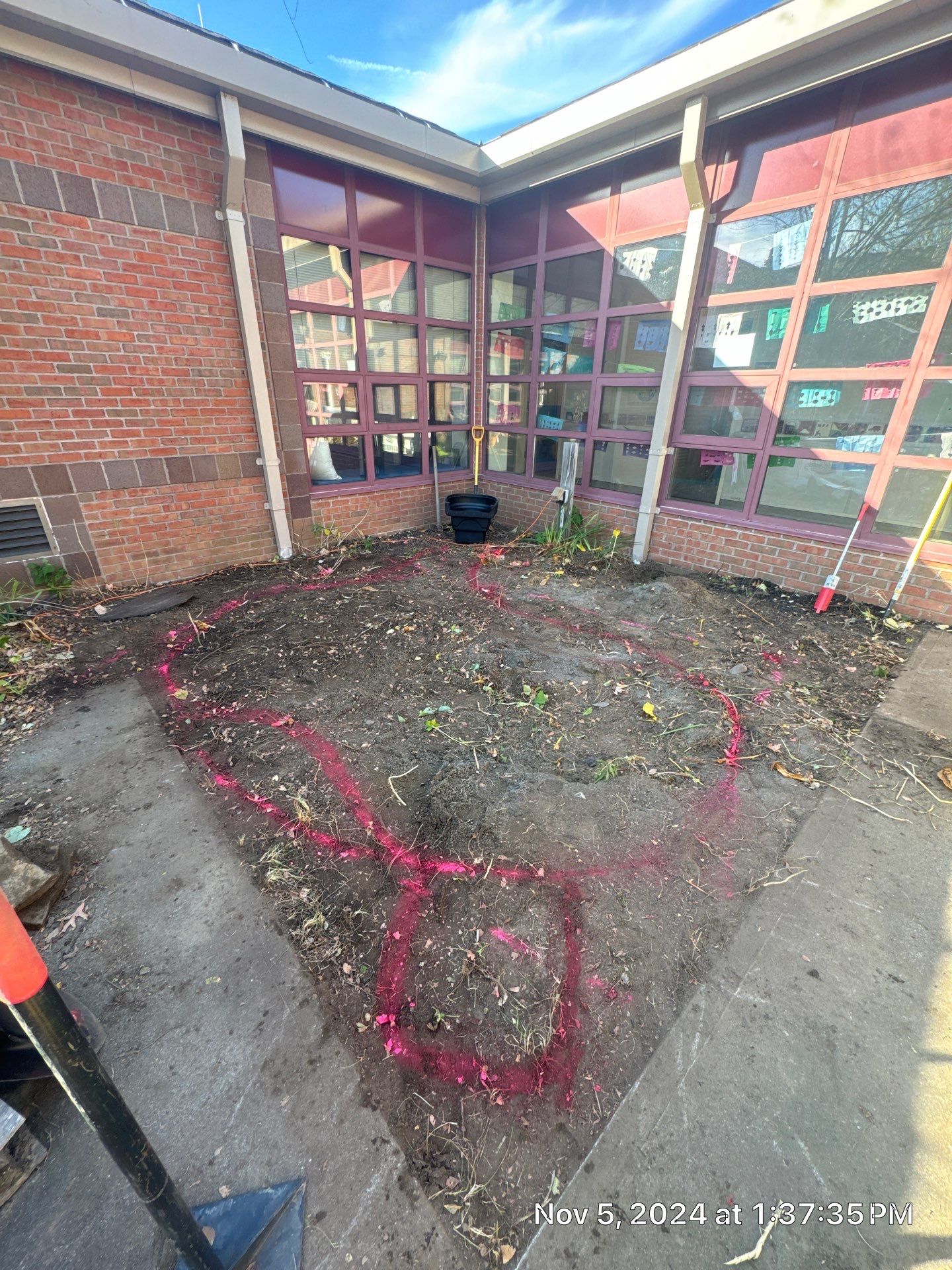 Deerfield Elementary School Koi Pond Build by Wicked Water Gardens