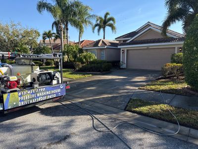 Driveway, Pool Deck & Lanai Cleaning – Heritage Harbour Golf Club, Bradenton, FL