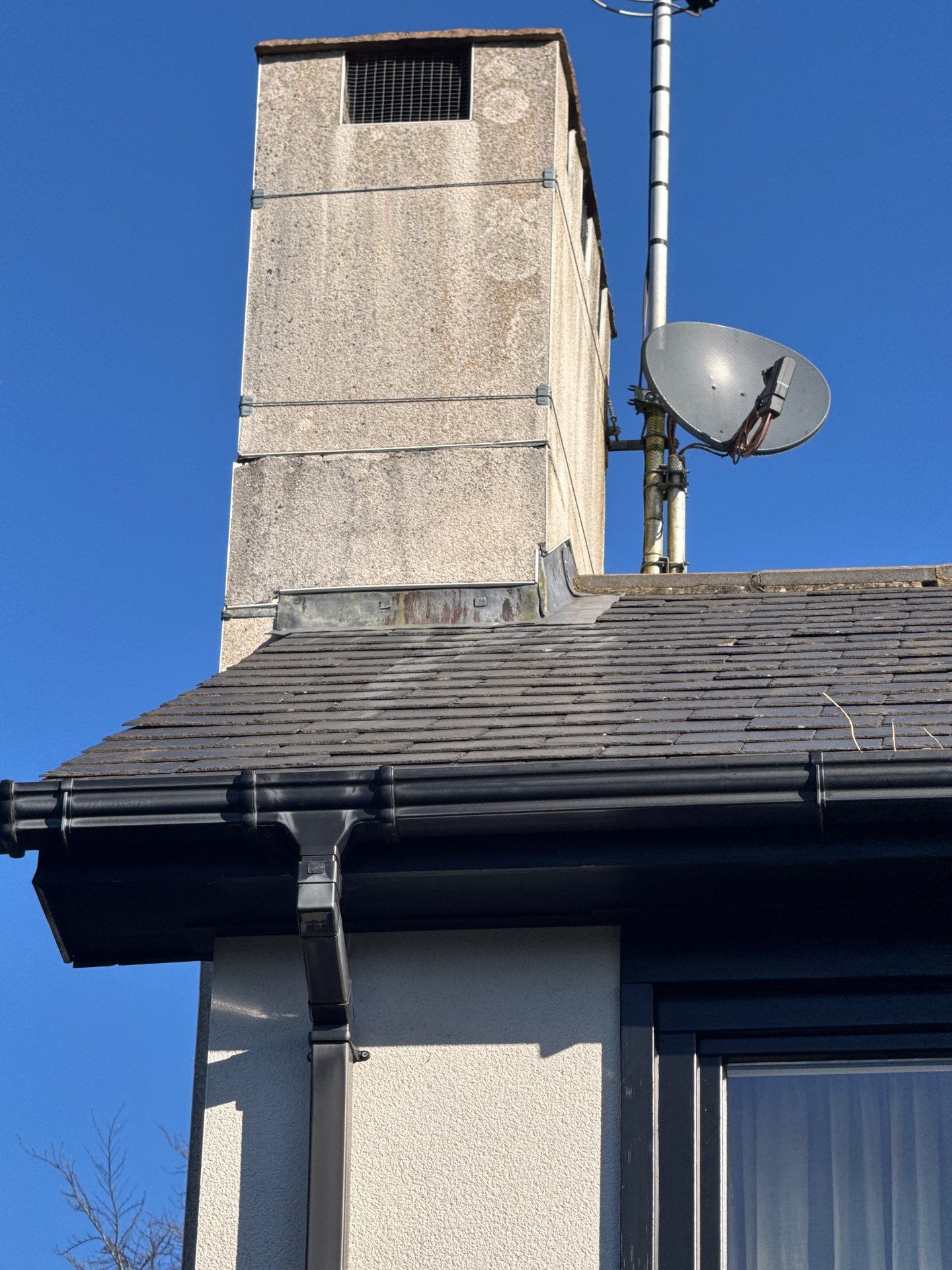 Render and Roof clean using Softwash Equipment by Ges Exterior Cleaning ltd