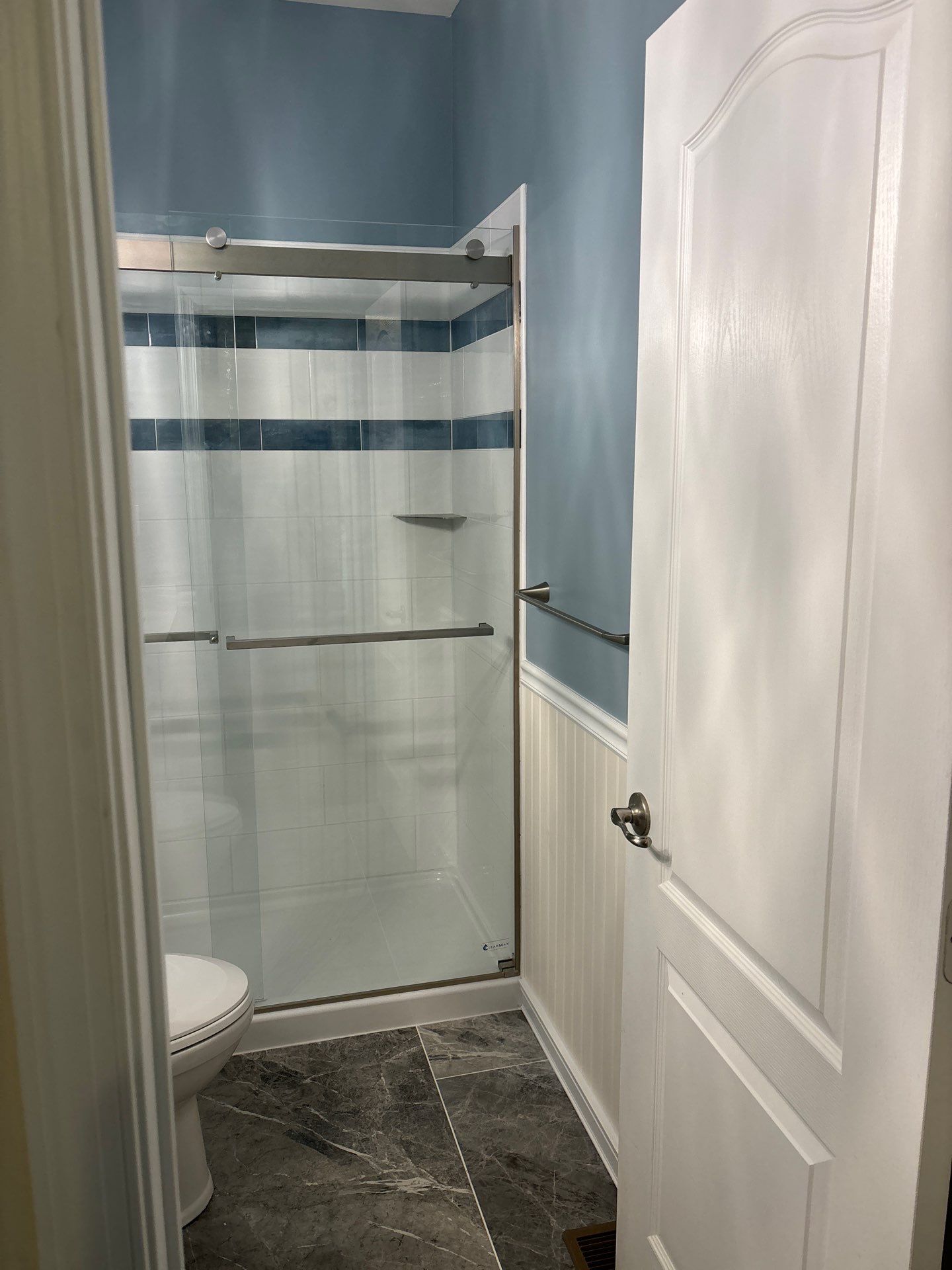 Bathroom Remodel using Sherwin Williams Duration Satin finish by Laser Focused Solutions LLC