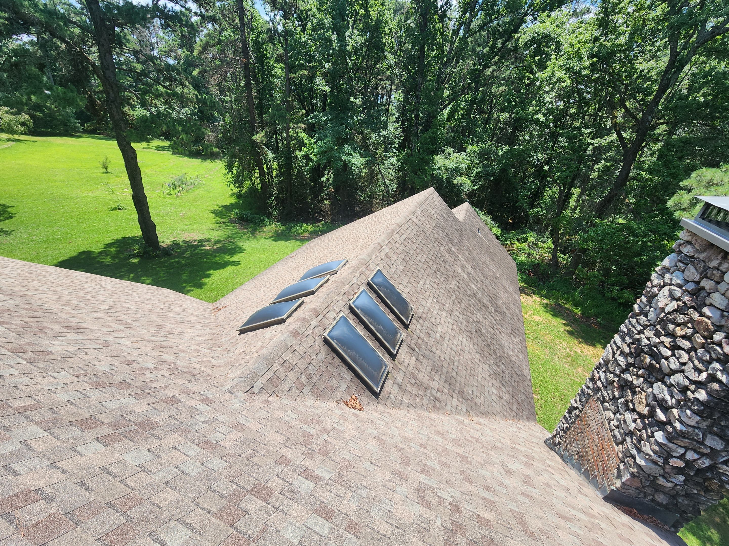 Residential Roofing Repair using Malarkey Highlander: Natural Wood by Hostetler Roofing