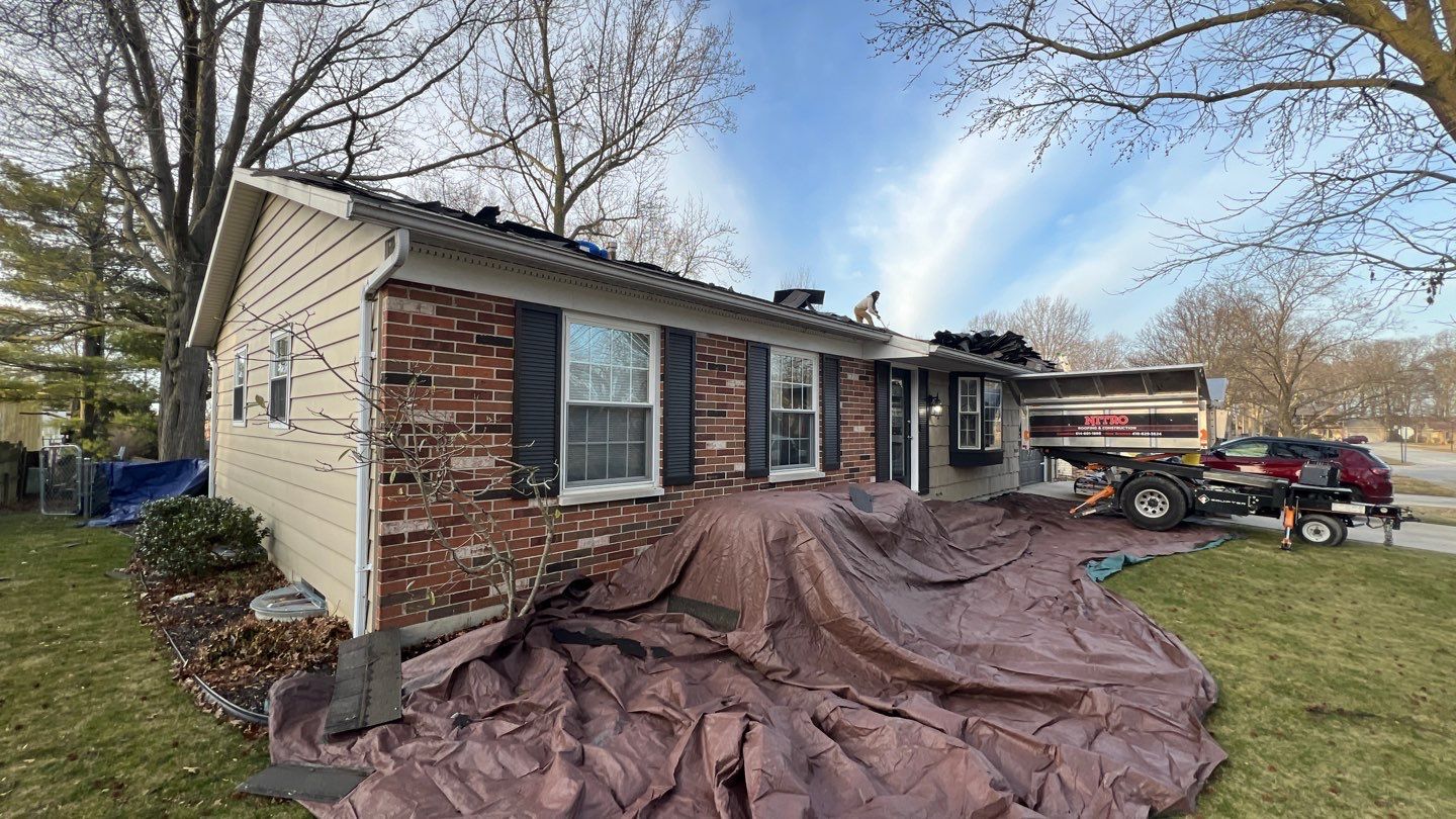 Residential Roofing Installation using GAF Timberline HDZ Charcoal by Nitro Roofing and Construction