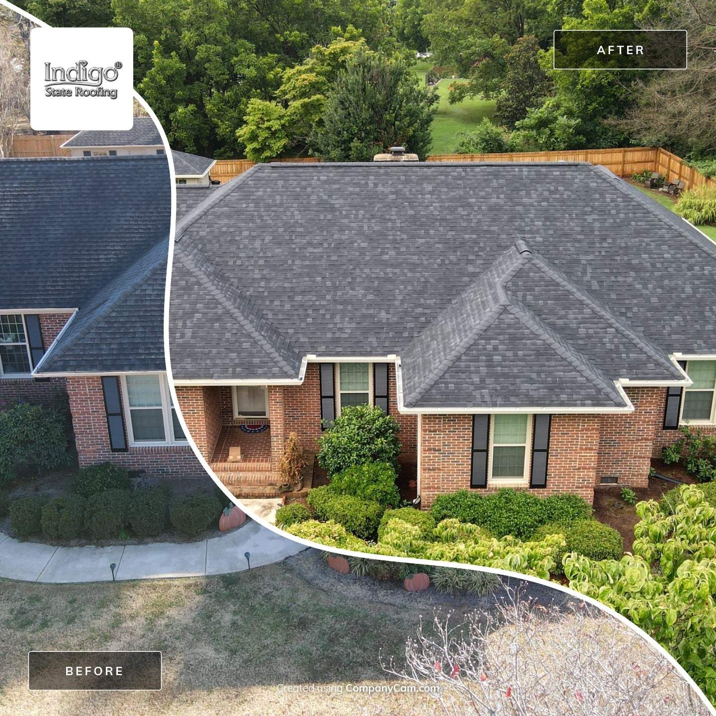 Residential Roofing Installation using Owens Corning® Oakridge Onyx Black by Indigo State Roofing